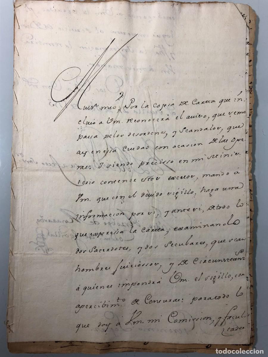 Documentos antiguos: Informes sobre la inmoralidad de la &oacute;pera italiana en Sevilla y Puerto de Santa Mar&iacute;a. 1753.