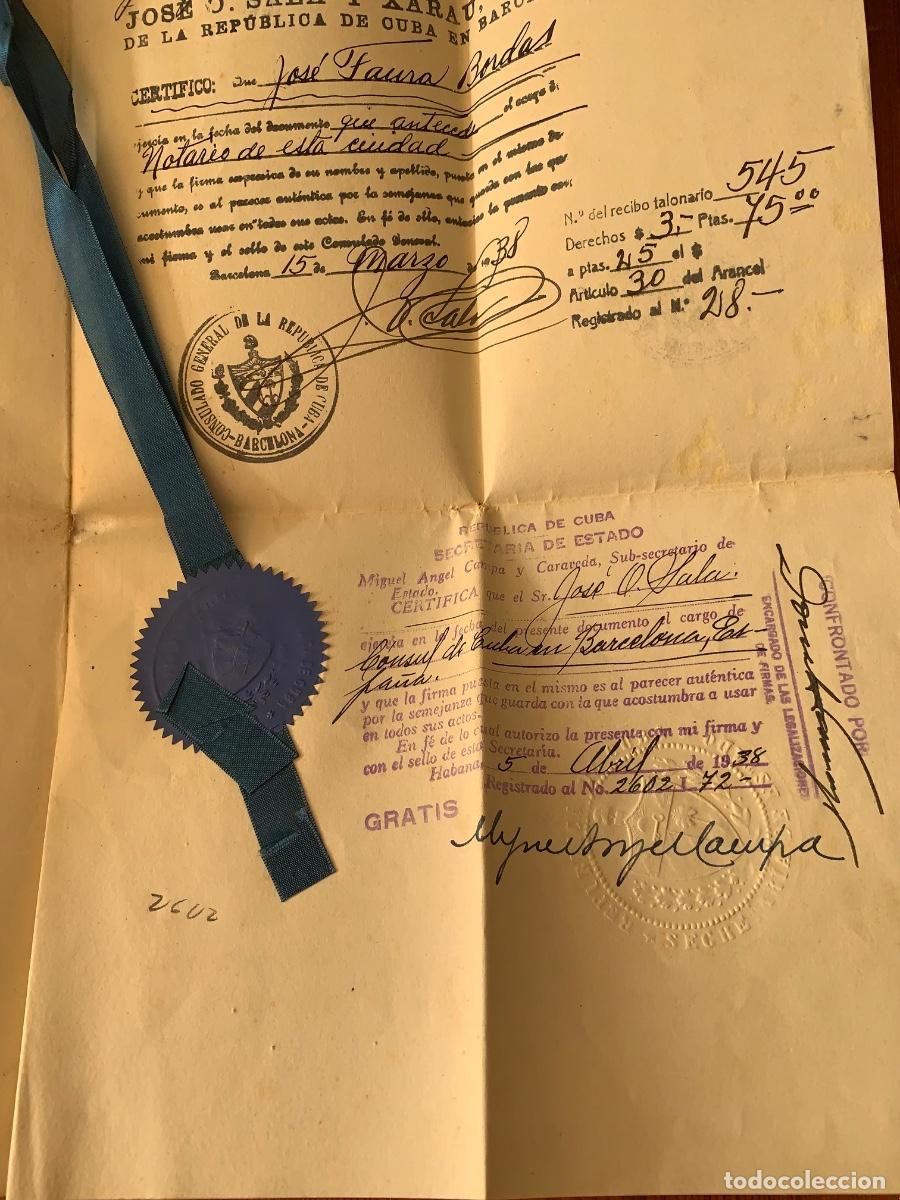 Documentos antiguos: Documento del a&ntilde;o 1934 y cartilla escolar de Universidad - Foto 2