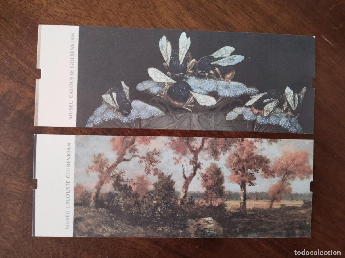 Documentos antigos: 2 entradas del Museu Calouste GULBENKIAN de Lisboa.