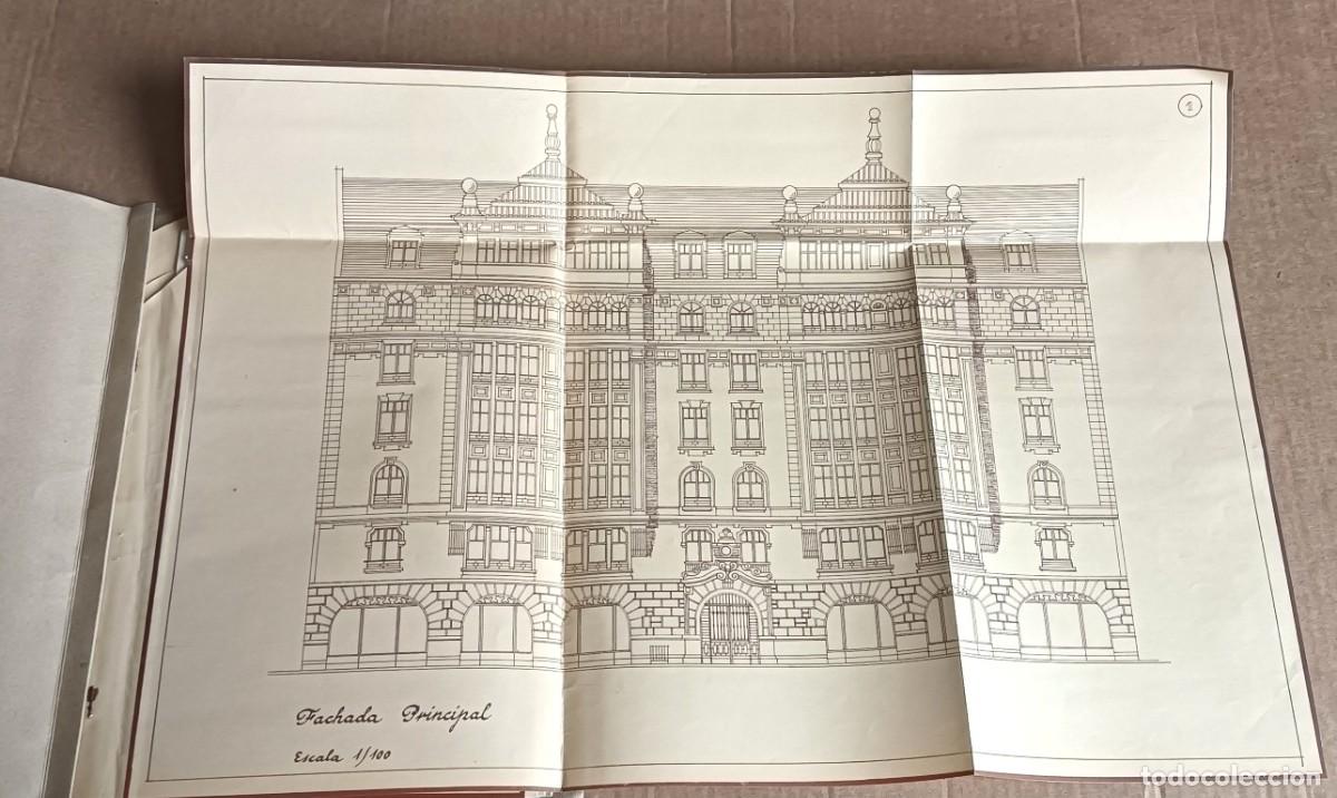 Documentos antiguos: 5 planos arquitecto - Gabriel Allende