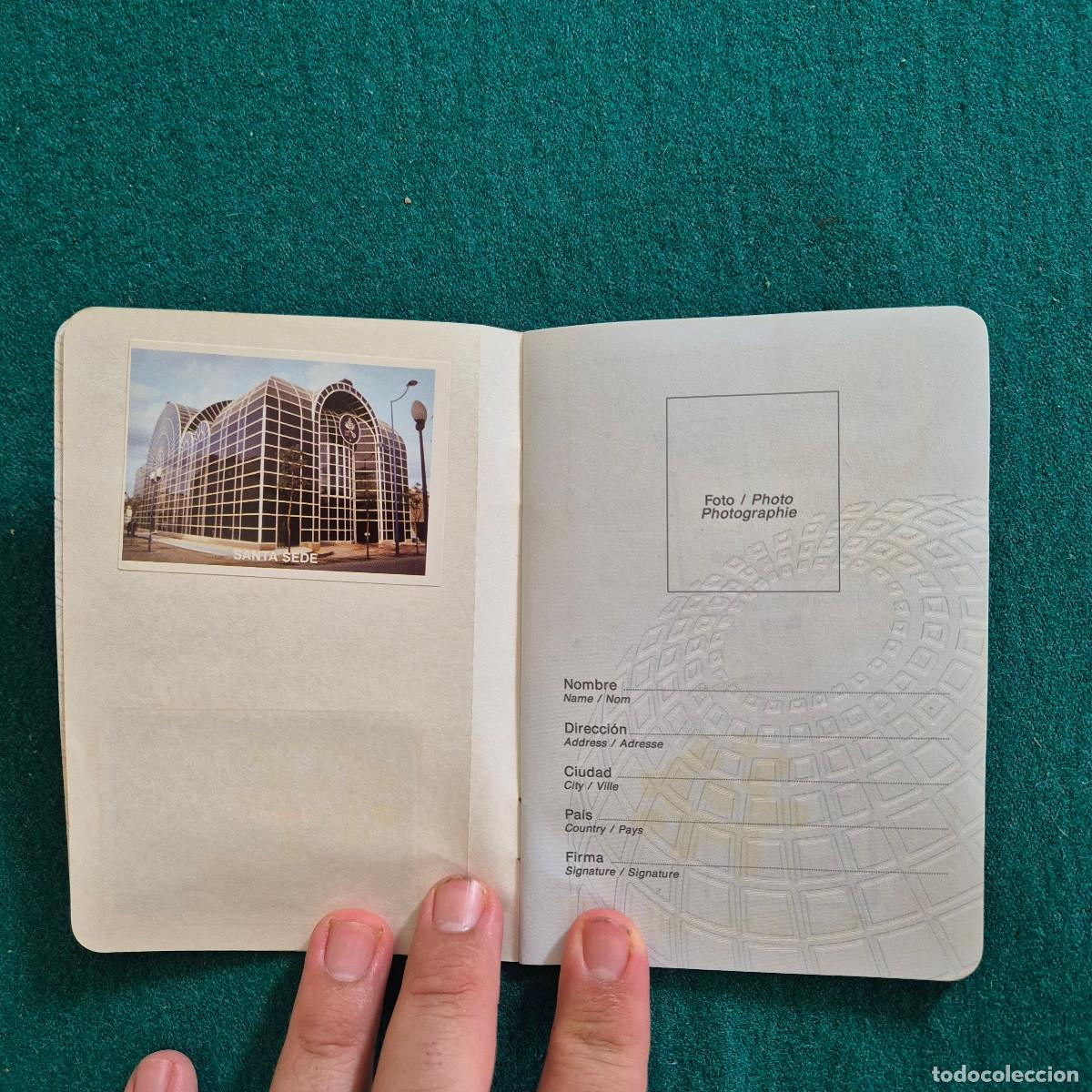 Documentos antiguos: Pasaporte EXPO 92 SEVILLA con muchos sellos - Foto 3