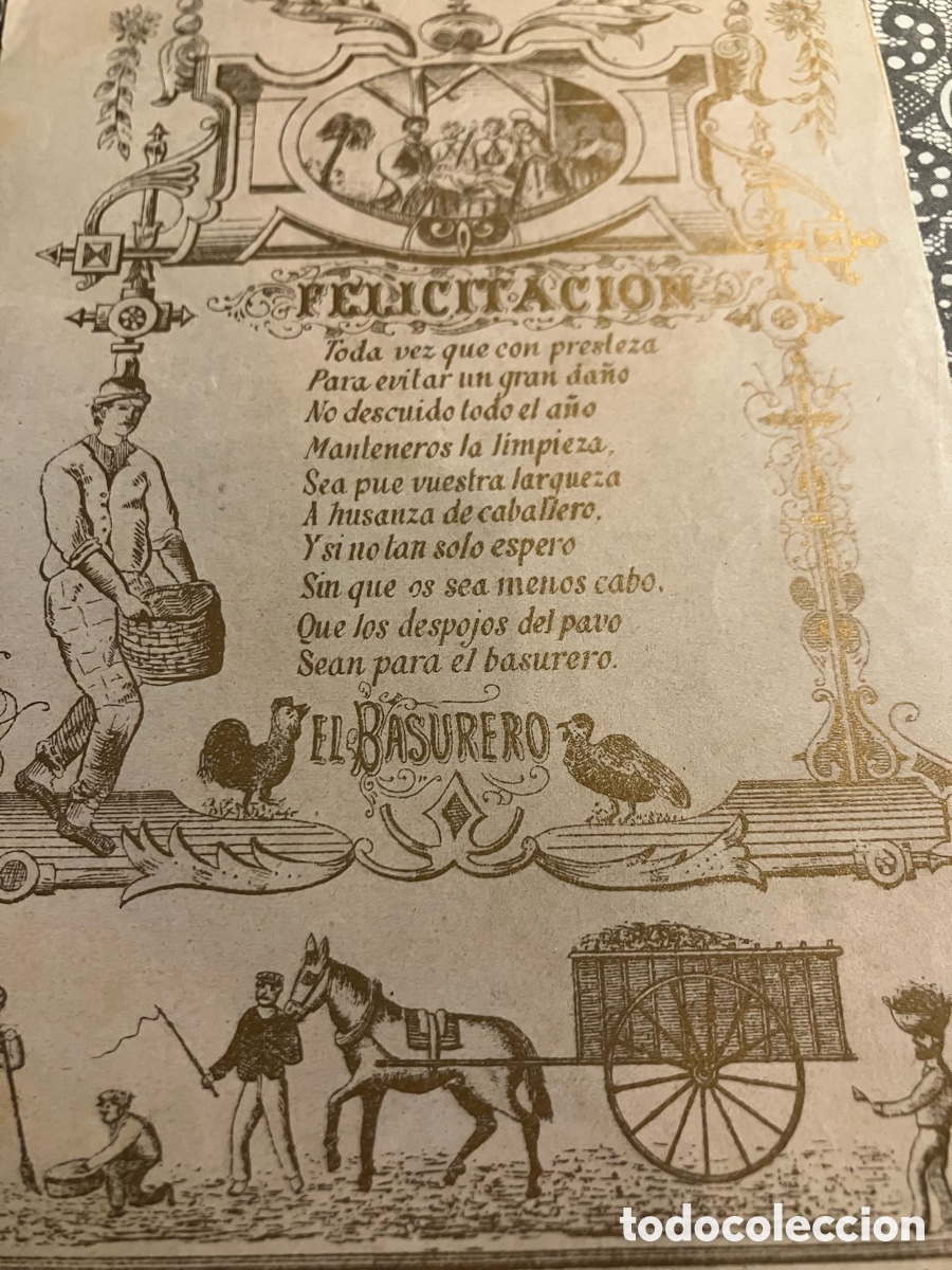 Documentos antiguos: Excepcional lote de alto coleccionismo hist&oacute;rico. Felicitaciones