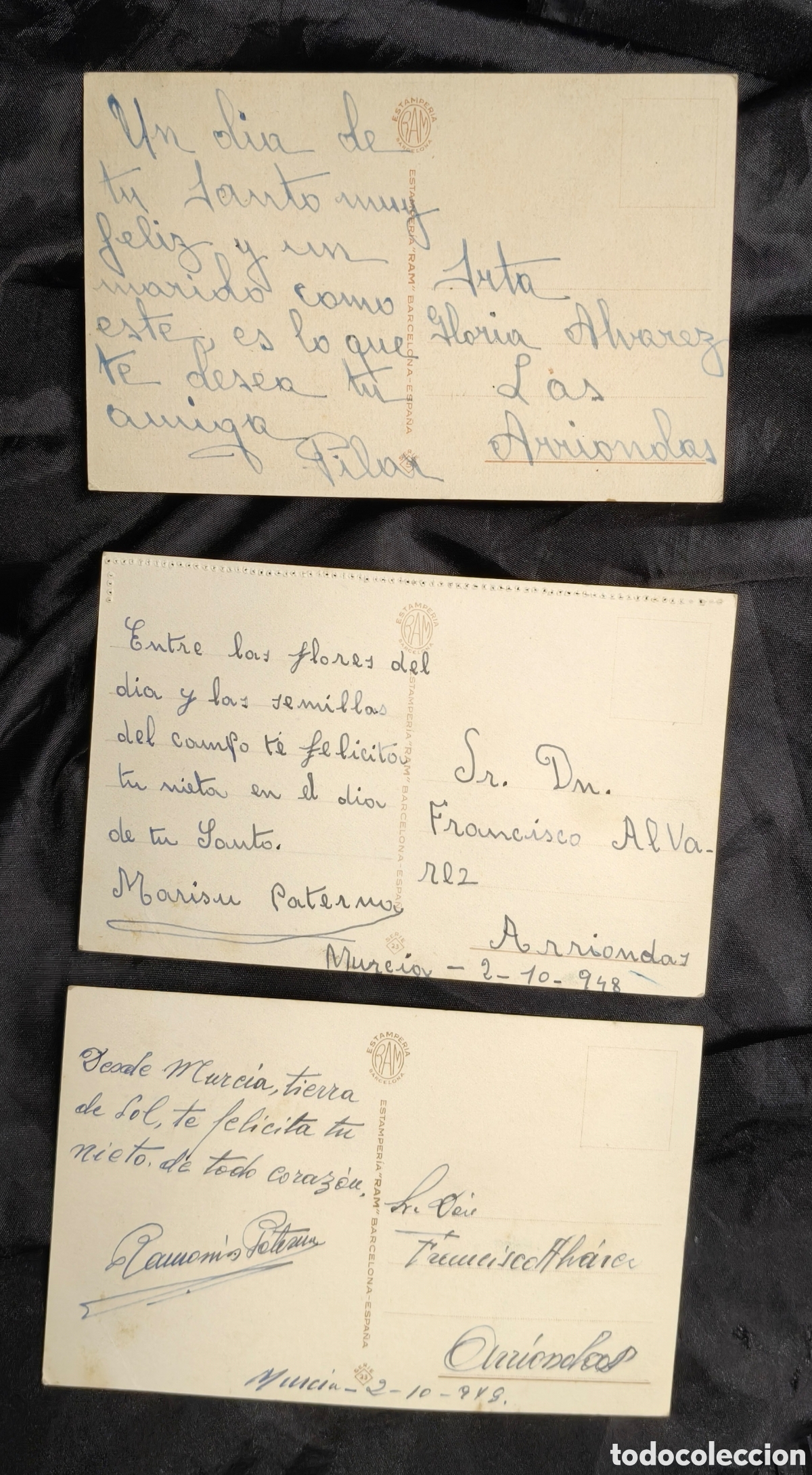 Documentos antiguos: 3 postales de la serie C&aacute;sate y Ver&aacute;s! - Foto 2