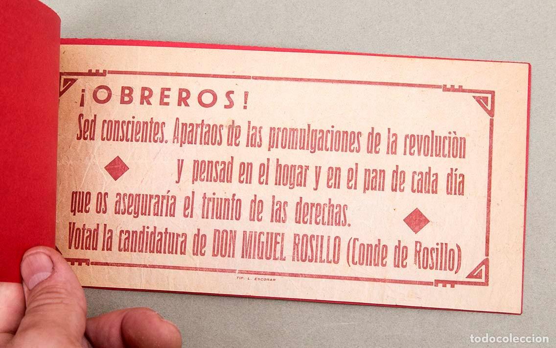Documentos antiguos: MIGUEL ROSILLO - PROPAGANDA ELECTORAL - Foto 1