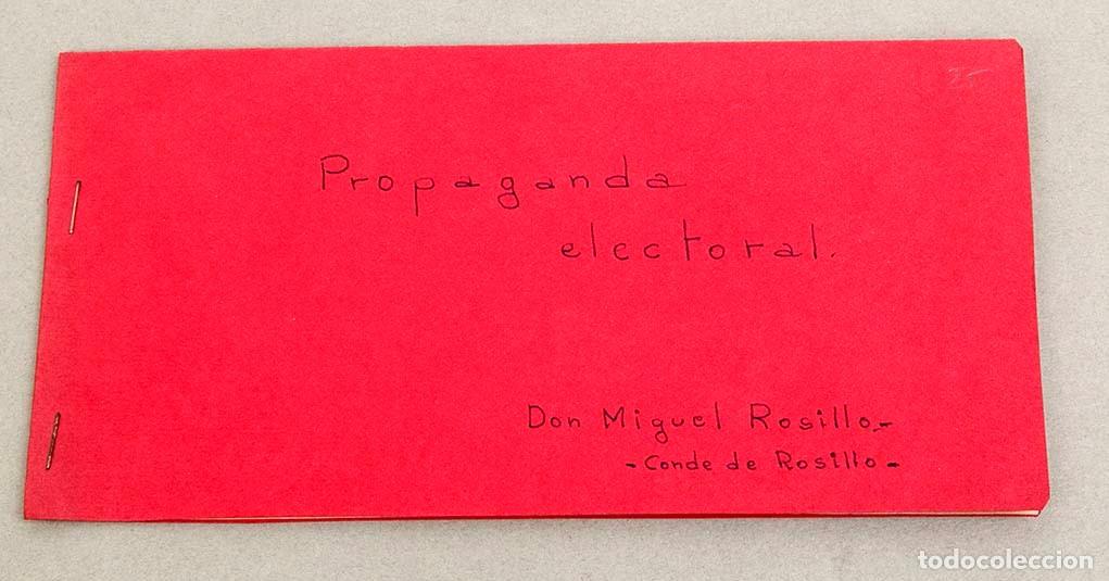 Documentos antiguos: MIGUEL ROSILLO - PROPAGANDA ELECTORAL - Foto 2