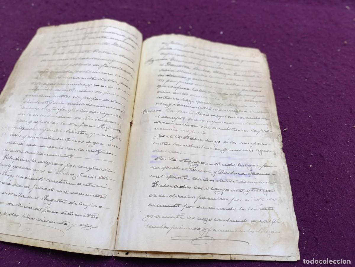 Documentos antiguos: AD21, Antiguo Documento, Valencia, 1914, Escritura de Compraventa - Foto 5