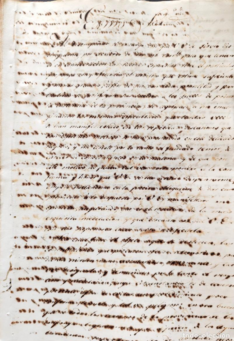 Documentos antiguos: Cuba. Sesi&oacute;n de la diputaci&oacute;n provincial de La Habana. Traficante de esclavos Joaqu&iacute;n G&oacute;mez. 1823.