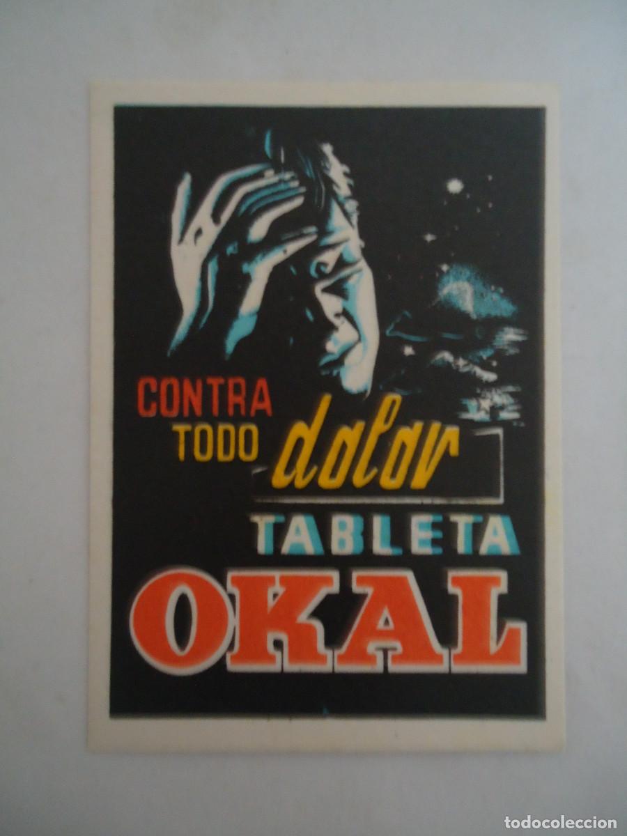 Documenti antichi: TARJETA DE PESOS CON PUBLICIDAD DE TABLETA OKAL. PP -13