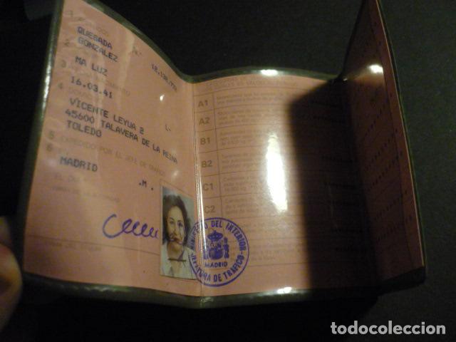 Documentos antiguos: CARNET DE CONDUCIR A&Ntilde;OS 80 - Foto 2