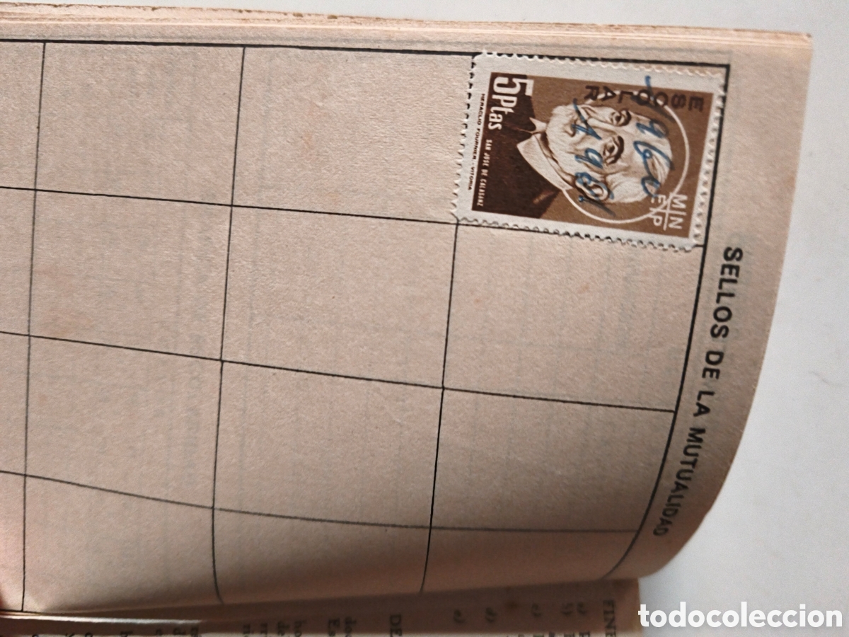 Documentos antiguos: Cartilla de Escolaridad. A&ntilde;os 60 - Foto 5