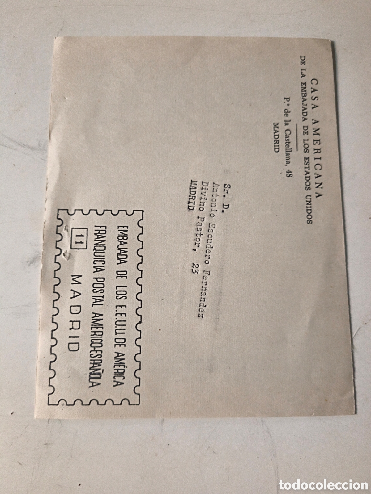 Documentos antiguos: Programa La Casa Americana. 1958 - Foto 2