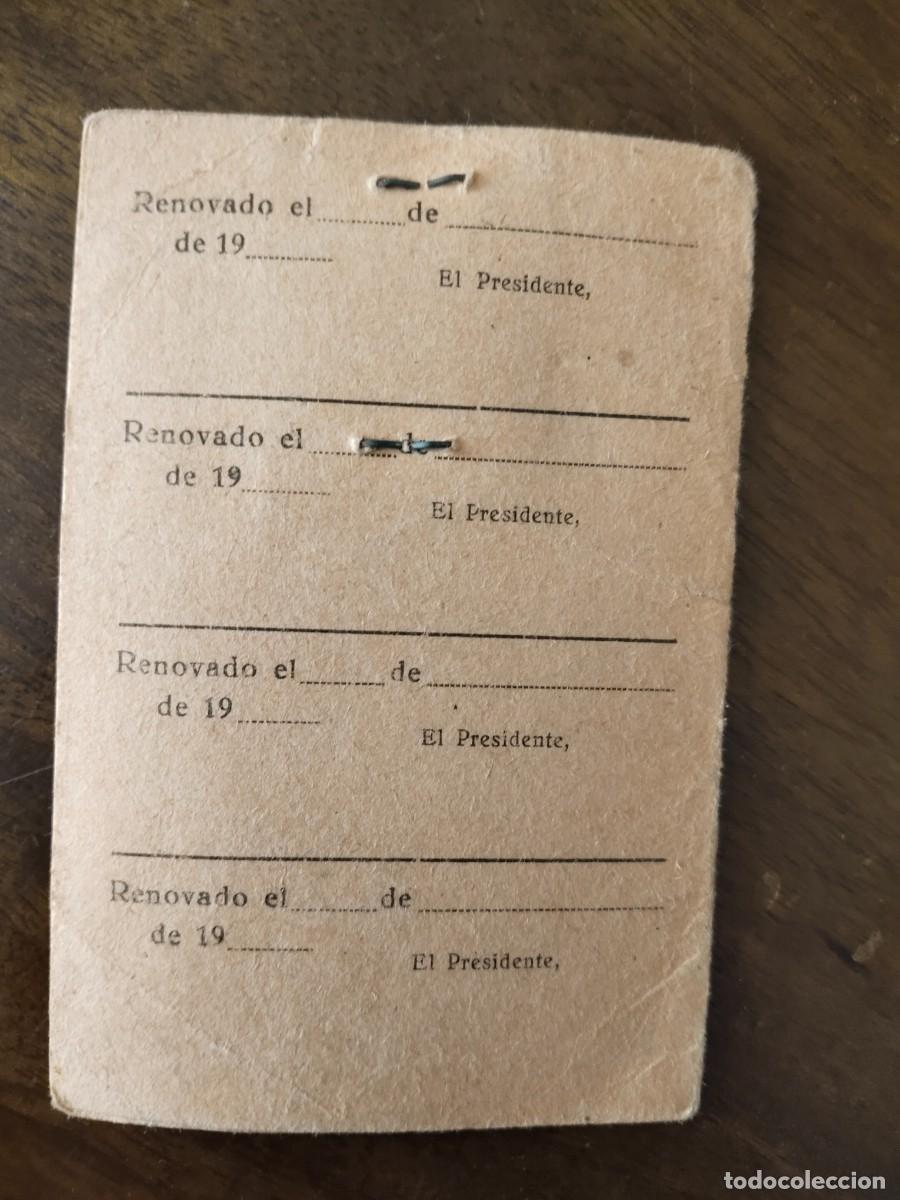 Documentos antiguos: Carnet del Liceo de M&eacute;rida. A&ntilde;o 1959. - Foto 6