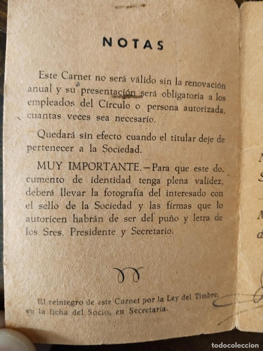 Documentos antiguos: Carnet del Liceo de M&eacute;rida. A&ntilde;o 1959. - Foto 7