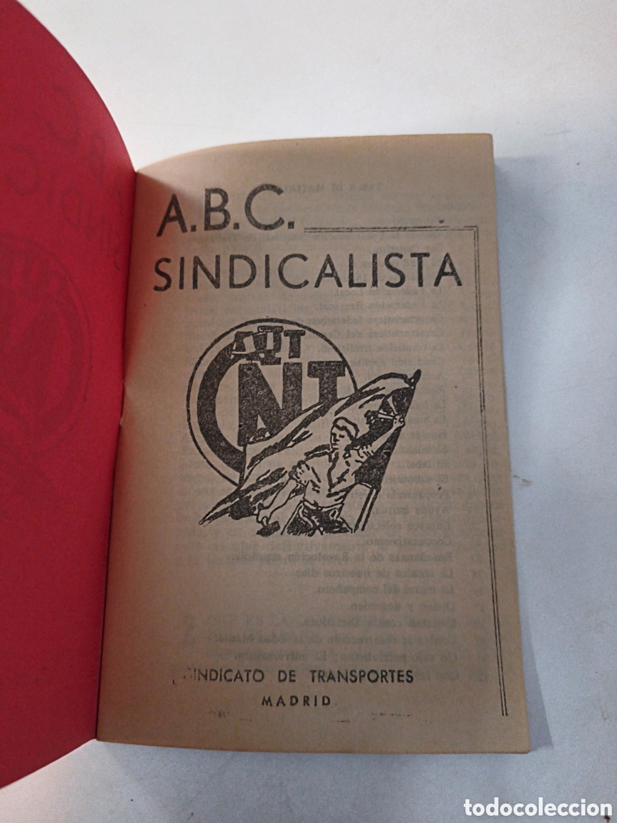 Documentos antiguos: ABC sindicalista CNT. Sindicato de transportes - Foto 3