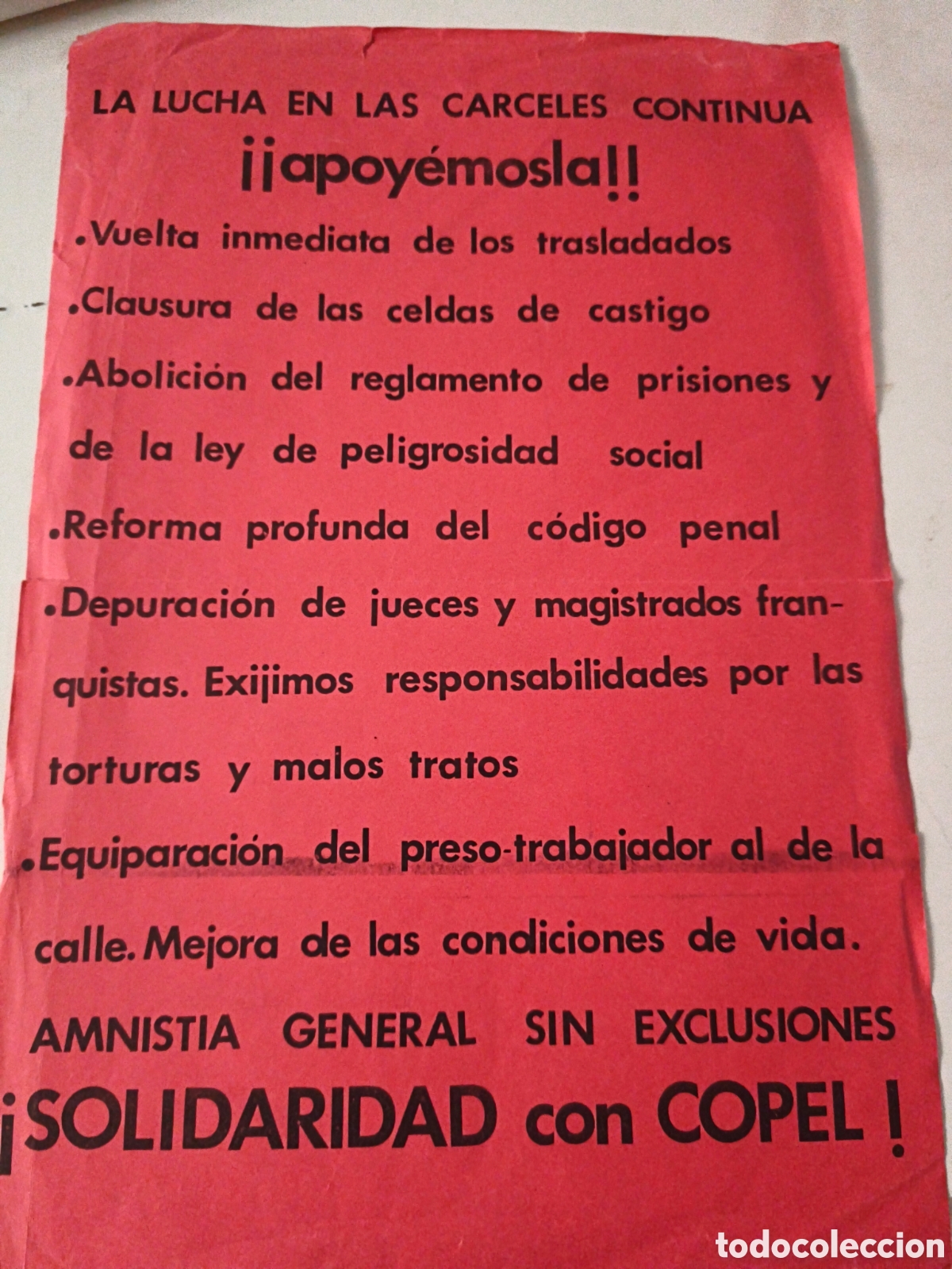 Alte Dokumente: Documento Pol&iacute;tico: COPEL. A&ntilde;os 70.