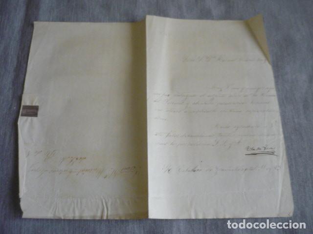 Documentos antiguos: SOCIEDAD MINERA DEL PORVENIR ASTURIAS MIERES Y LENA CARTA HACIA 1850 MINAS