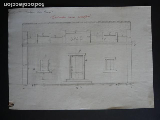 Documentos antiguos: DEHESA DE LAS ROZAS MERIDA BADAJOZ CONJUNTO DOCUMENTOS CONSTRUCCION 1912