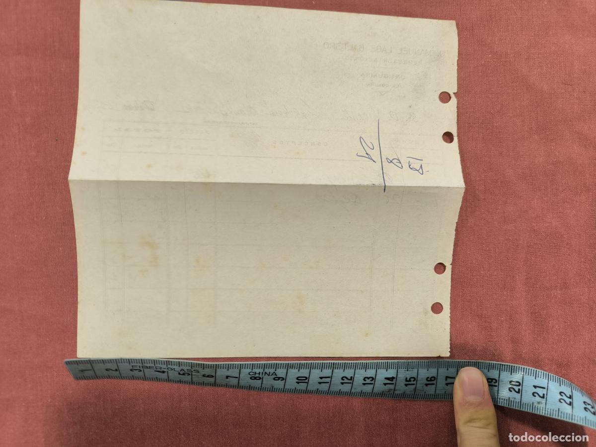 Documentos antiguos: Recibo Antiguo &ndash; Documento Comercial - Foto 2