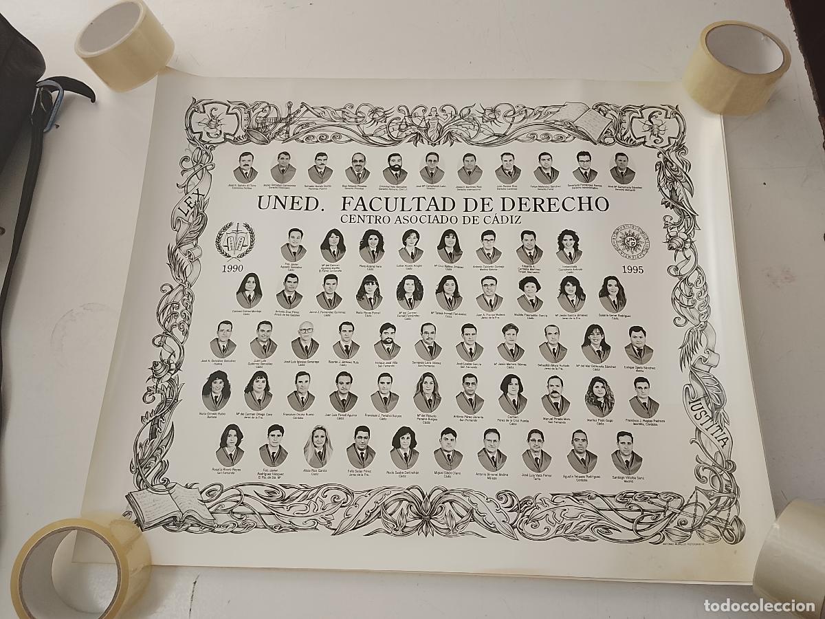 Documentos antiguos: gran orla fotografica facultad de derecho universidad cadiz 1990 1995 licenciados centro asociados