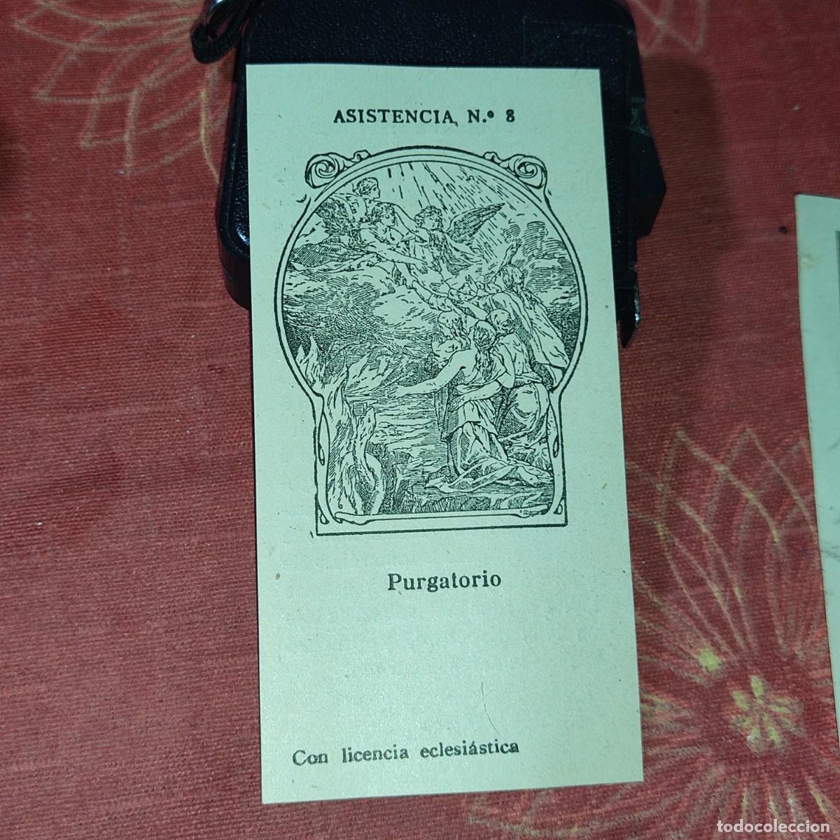 Documentos antiguos: IMPRESO CON LICENCIA ECLESIASTICA,ASISTENCIA N&ordm;8 & PURGATORIO - UNA MADRE CRISTIANA