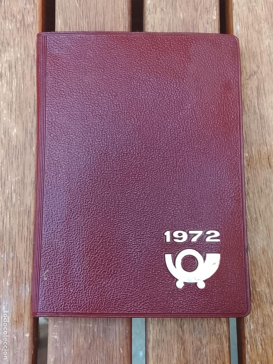 Documentos antiguos: Calendario Agenda Deutsche Bundespost 1972 - Prevenci&oacute;n, Salud y Especial JJOO M&uacute;nich 72. Escrito.