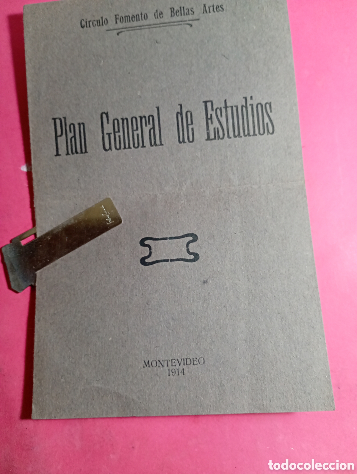 Documentos antiguos: circulo fomento de las bellas artes . barceloba 1924 plan general de estudios
