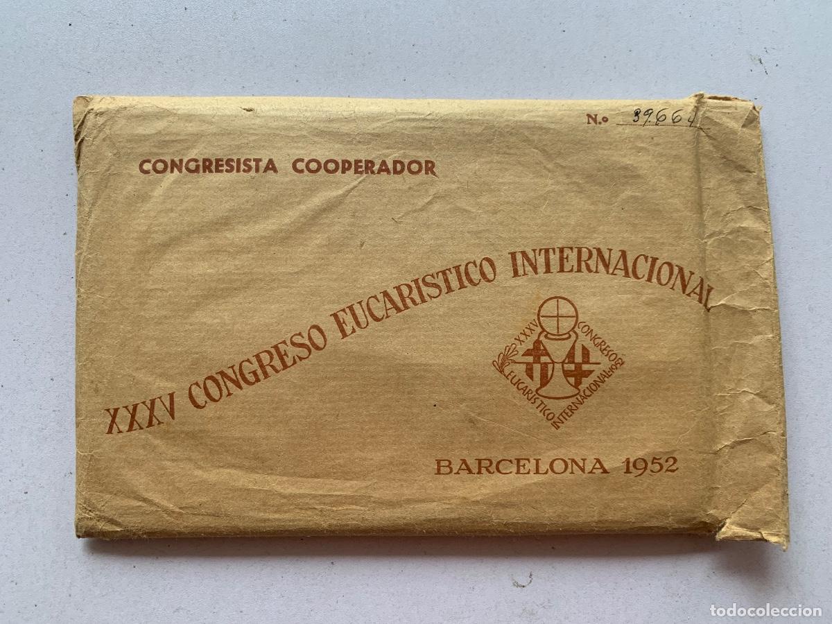 Documentos antiguos: Documentos del congresista cooperador del XXXV congreso Eucar&iacute;stico 1952