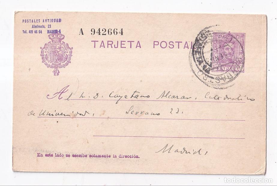 Documentos antiguos: TARJERA DE NICOL&Aacute;S DE OTTO ESCUDERO. BARBASTRO, 1930, A CAYETANO ALC&Aacute;ZAR. JURISTA
