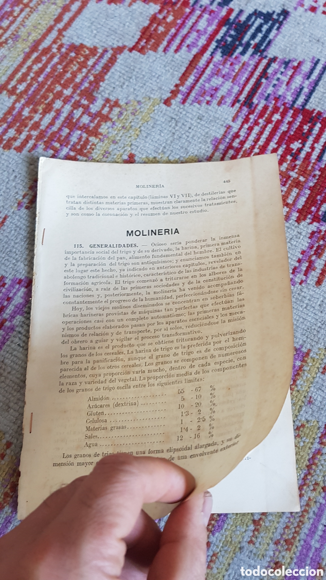 Documentos antiguos: Documentaci&oacute;n Fabrica de Arinas