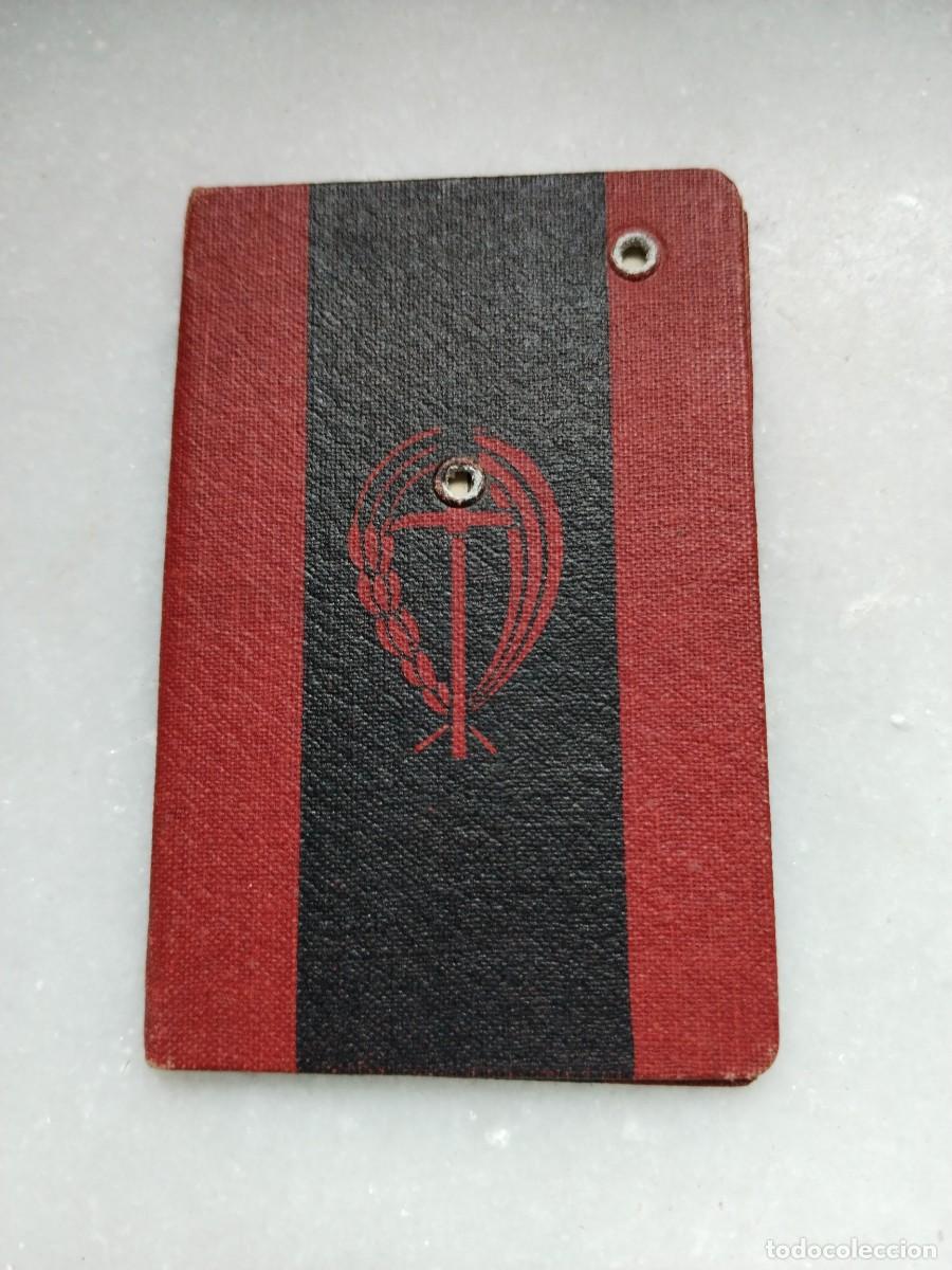 Documentos antiguos: CARNET DE CNS SINDICATO VERTICAL &Eacute;POCA FRANQUISTA A&Ntilde;O 1944