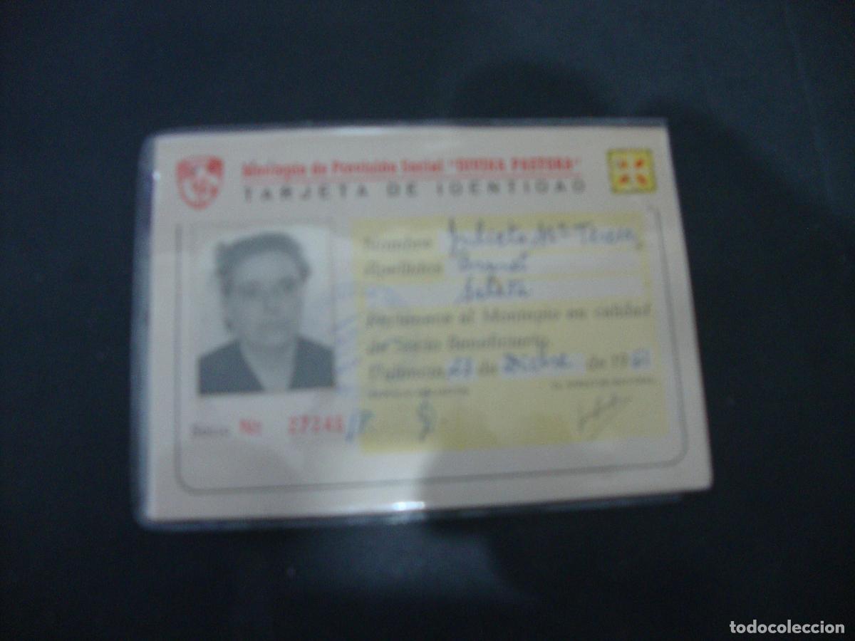 Documentos antiguos: CARNET CREDENCIAL MONTEPIO PREVISION SOCIAL DIVINA PASTORA 1961
