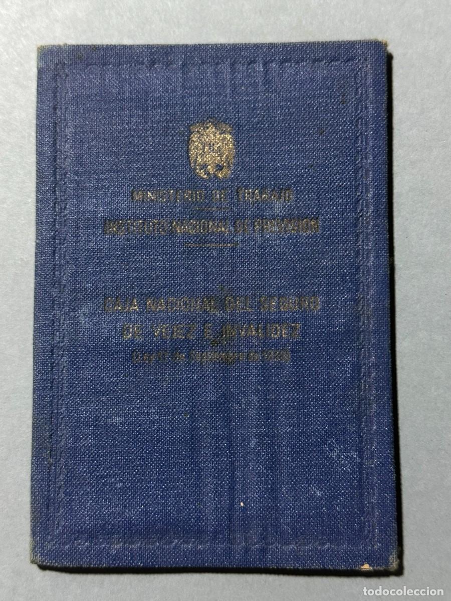 Documentos antiguos: Cartilla antigua del Ministerio de Trabajo 1951