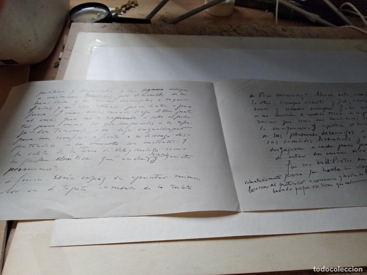 Documentos antiguos: COMENTARIO AUTOGRAFO DE FEDERICO MUELAS - Foto 3