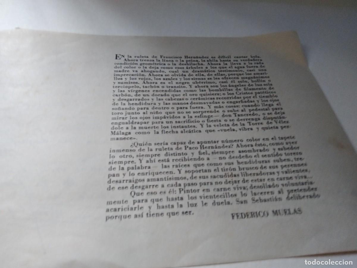 Documentos antiguos: COMENTARIO AUTOGRAFO DE FEDERICO MUELAS - Foto 4