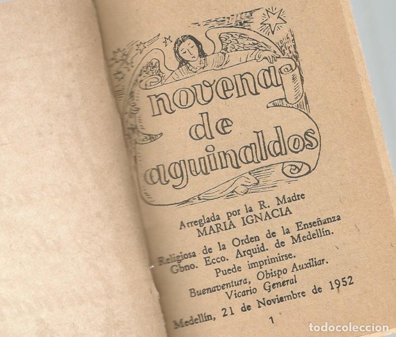 Documentos antiguos: NOVENA DE AGUINALDOS - Foto 3