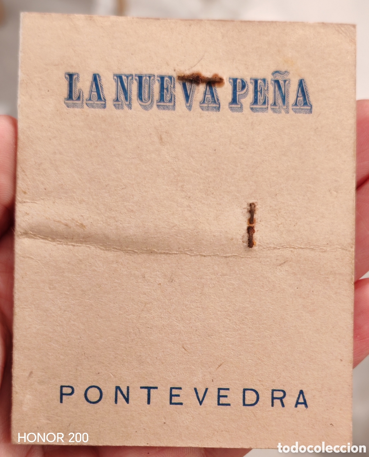 Documentos antiguos: Carnet Invitaci&oacute;n - La Nueva Pe&ntilde;a - Pontevedra 1966