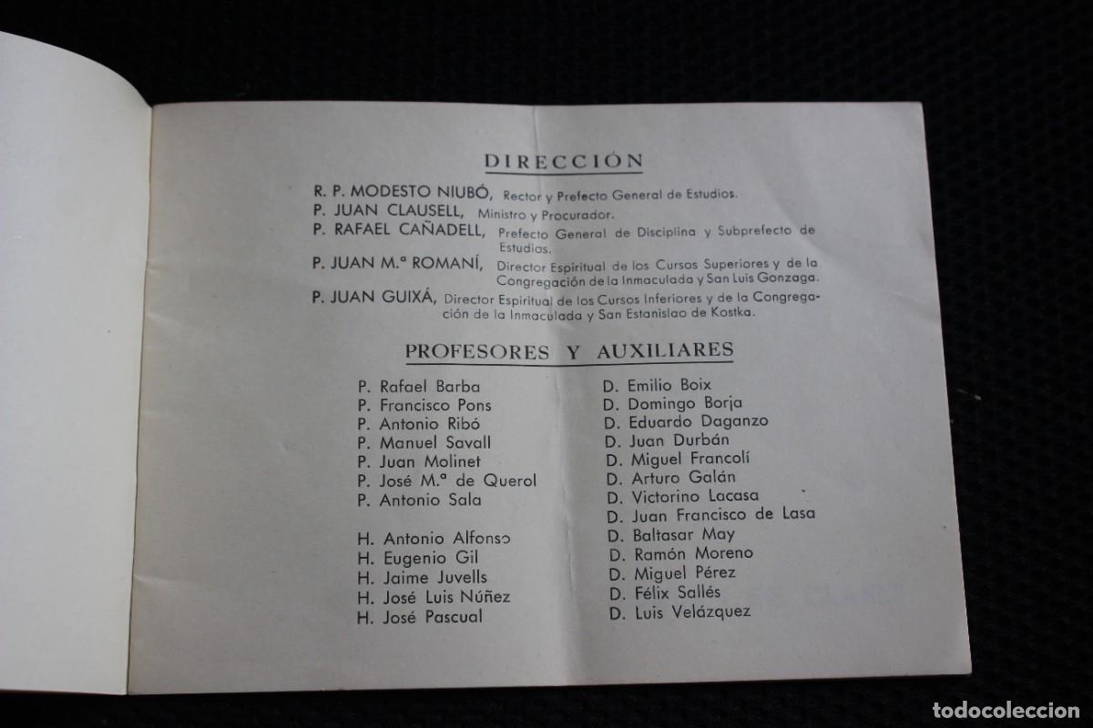 Documentos antiguos: INSTITUTO COMERCIAL DE LA INMACULADA-PERITAJE MERCANTIL CATALOGO - CURSO 1945/1946 - Foto 3