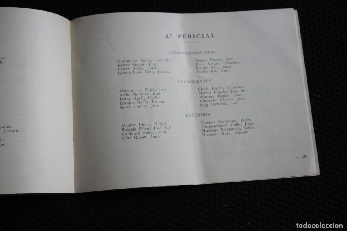 Documentos antiguos: INSTITUTO COMERCIAL DE LA INMACULADA-PERITAJE MERCANTIL CATALOGO - CURSO 1945/1946 - Foto 4