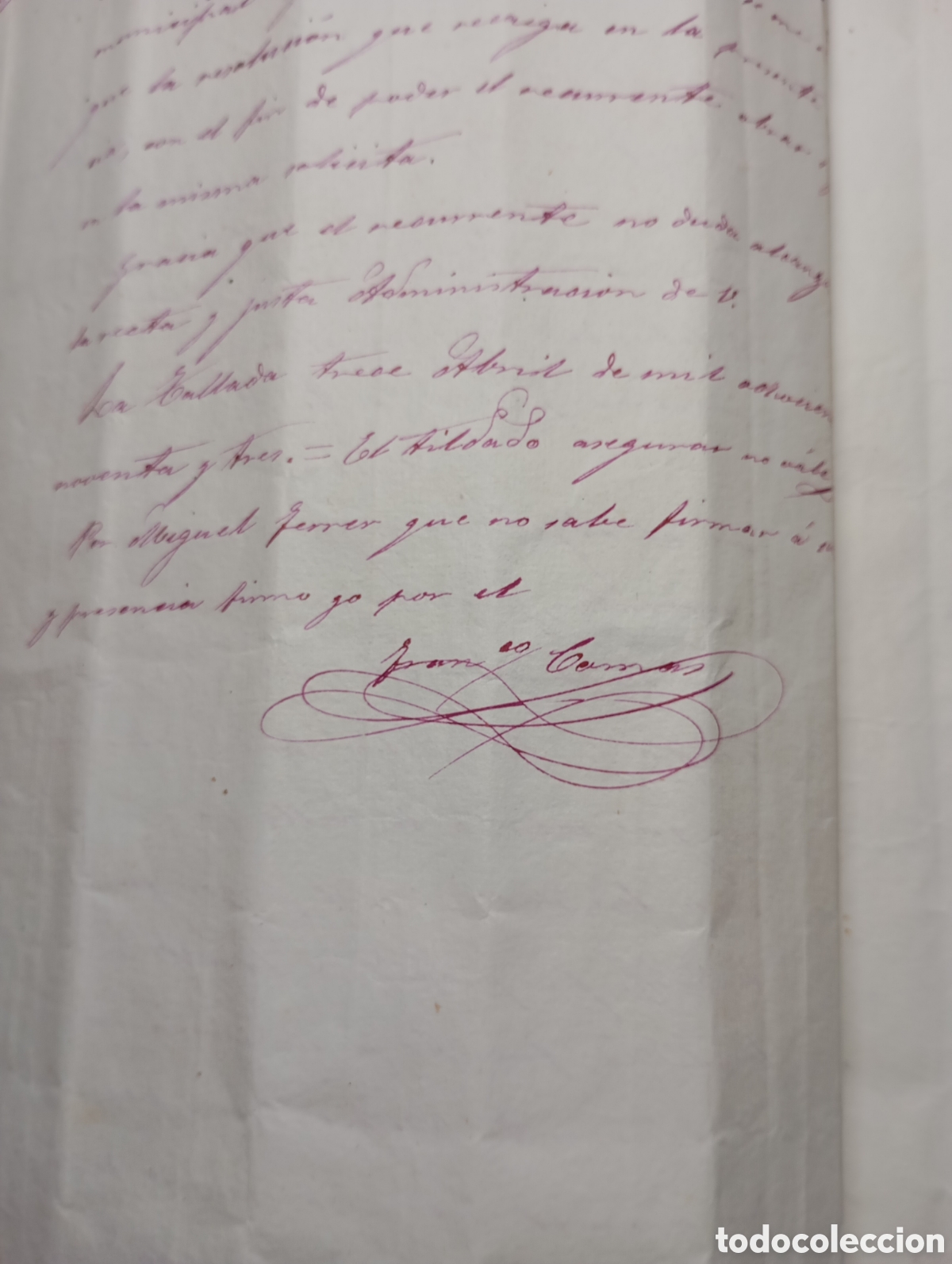 Documentos antiguos: Documentos Fernando vll Isabel ll - Foto 9