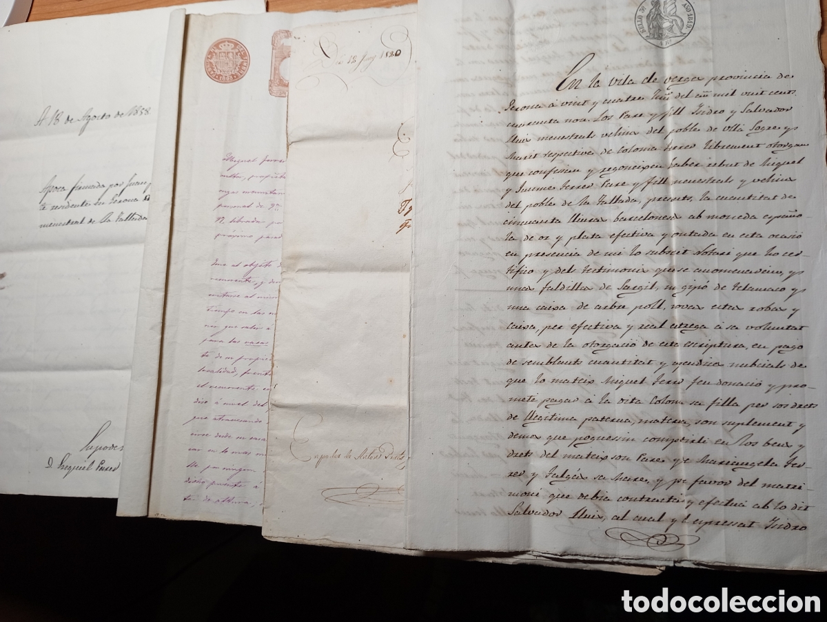Old Documents: Documentos Fernando vll Isabel ll