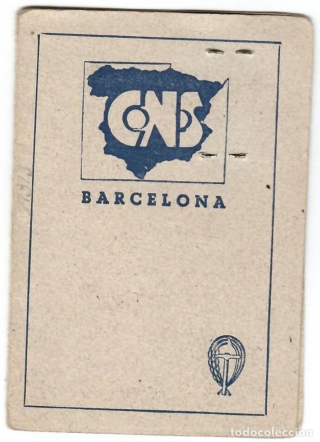 Documents Anciens: Barcelona 1940 F&aacute;brica de Peines - Documento CNS (Central Nacional Sindicalista) Historia Industrial