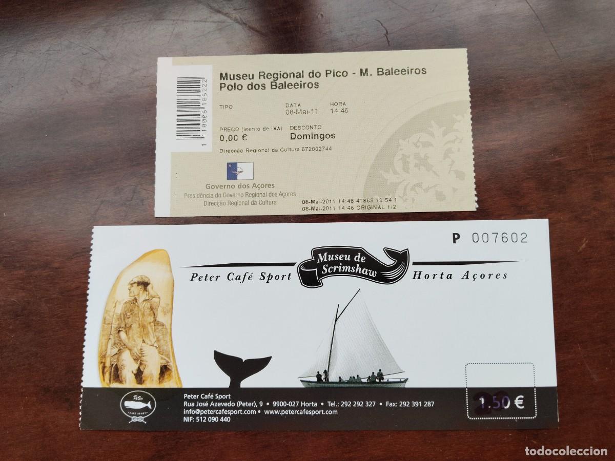 Old Documents: 2 entradas Azores. Beleeiros y Museu Scrimshaw Peter Caf&eacute;. Belleneros.