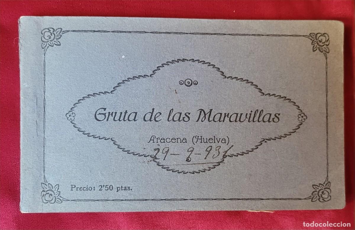 Documentos antiguos: Lote 1931.Gruta de las Maravillas: Entrada intacta 15pts+librito Postales. Procedencia Rioja 22