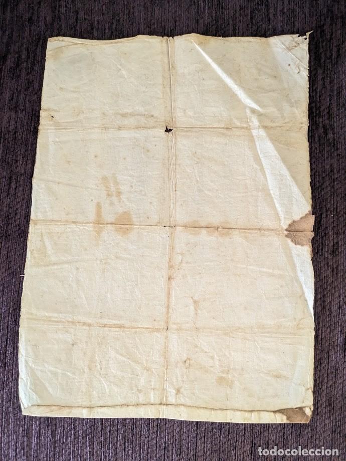 Documentos antiguos: Certificado medico a Estevan Comulada 1830 Gerona - Foto 2