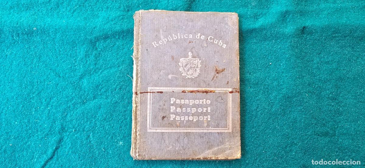 Documentos antiguos: PASAPORTE REPUBLICA DE CUBA (1957)