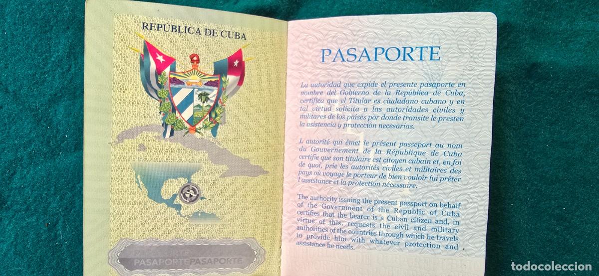 Documentos antiguos: PASAPORTE REPUBLICA DE CUBA (2020) - Foto 2