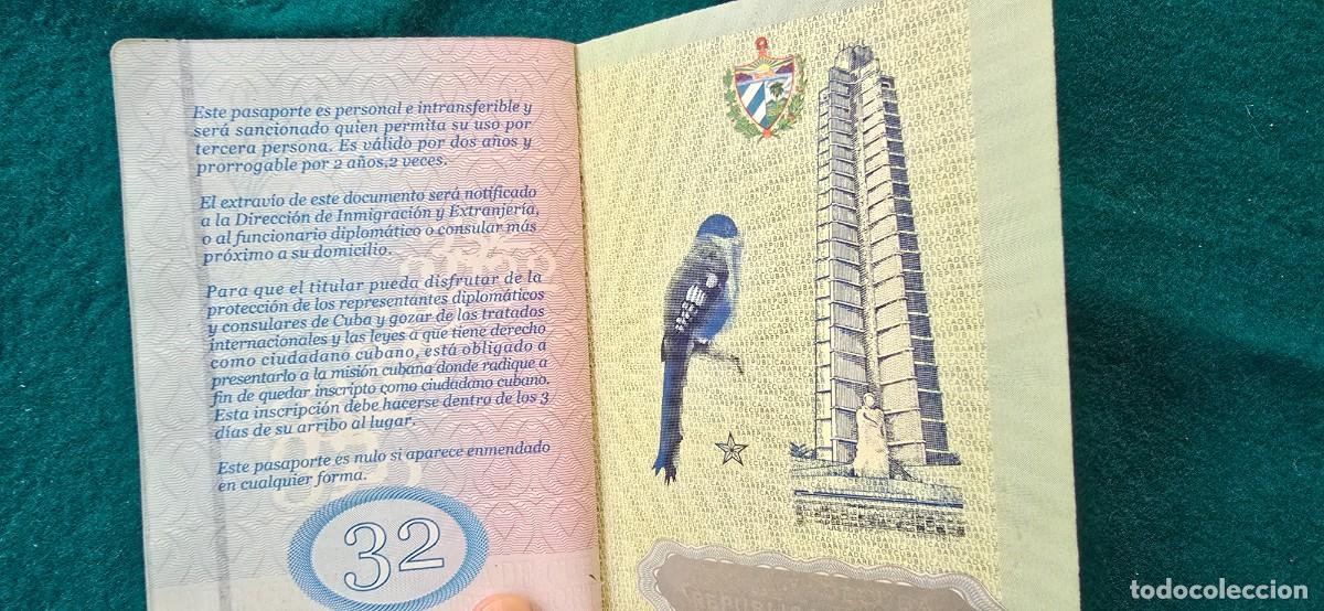 Documentos antiguos: PASAPORTE REPUBLICA DE CUBA (2020) - Foto 5