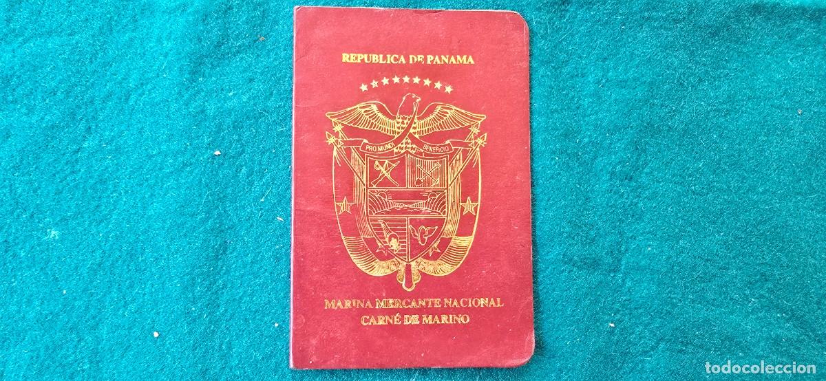 Documentos antiguos: CARNET DE MARINO - REPUBLICA DE PANAMA (1999) - Foto 1