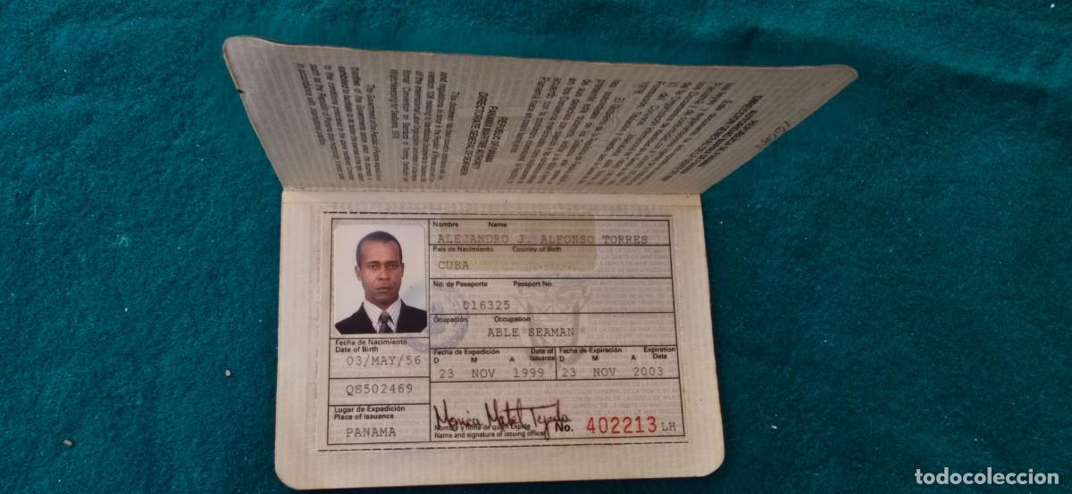 Documentos antiguos: CARNET DE MARINO - REPUBLICA DE PANAMA (1999) - Foto 2
