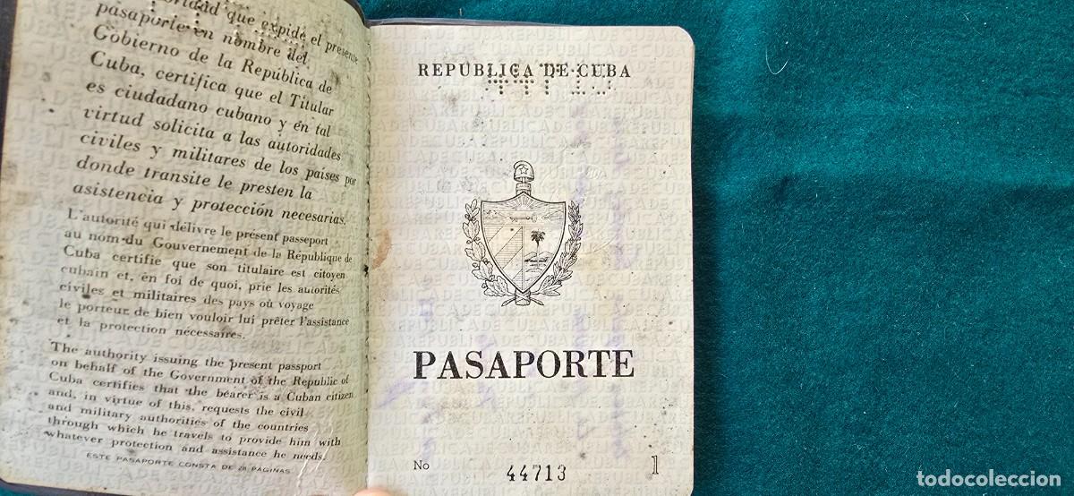 Documentos antiguos: PASAPORTE REPUBLICA DE CUBA (1989) - Foto 2